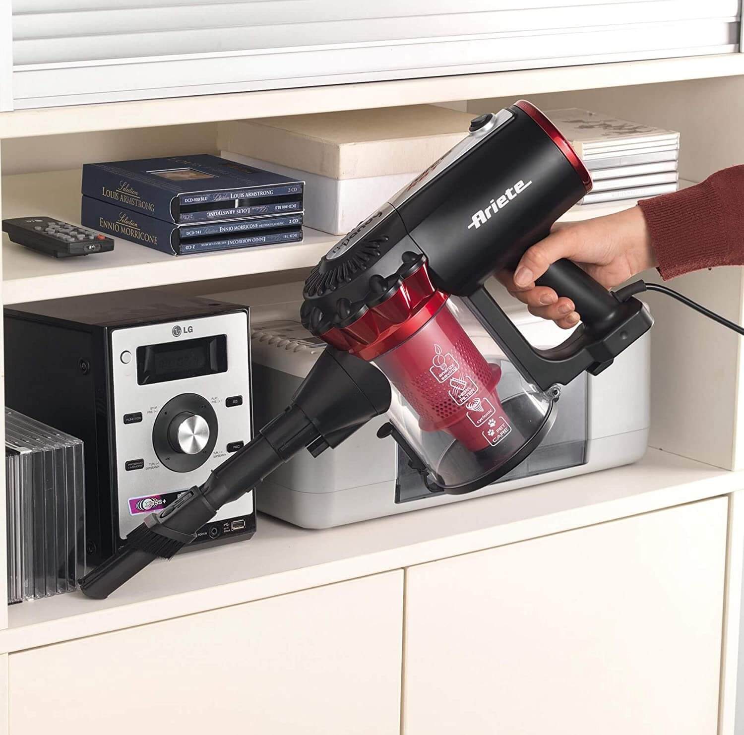 scopa elettrica aspirabriciole ariete 2759 handy force rbt