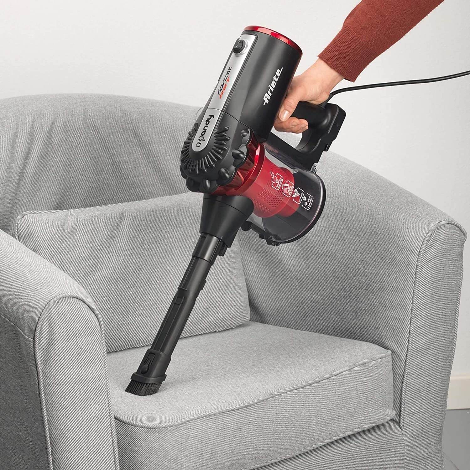 scopa elettrica aspirabriciole ariete 2759 handy force rbt