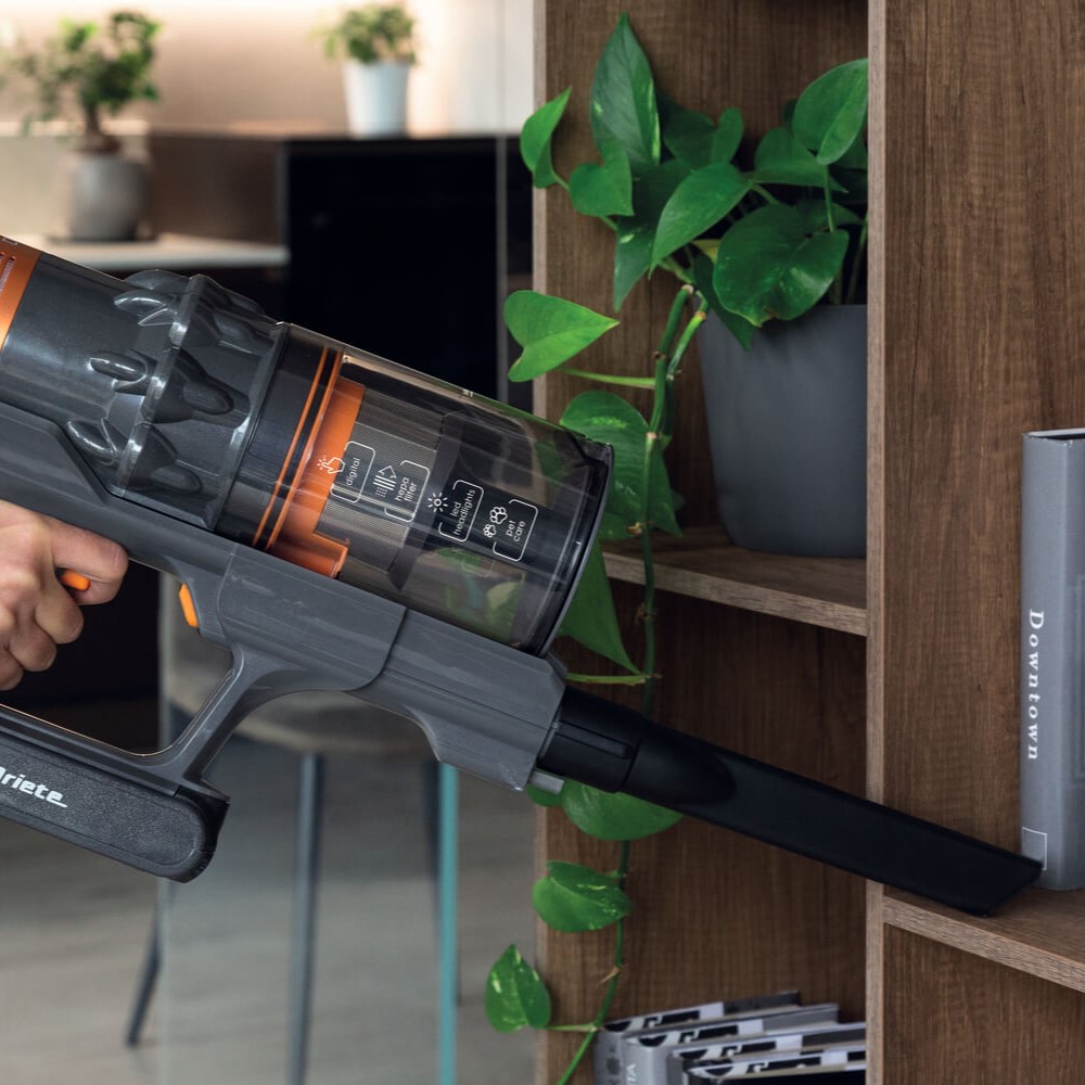 scopa elettrica cordless e aspirabriciole