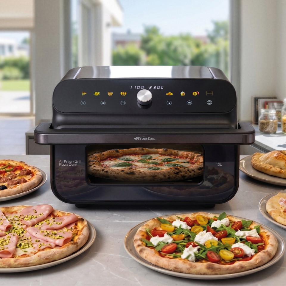 friggitrice ad aria e forno ariete per cottura pizza